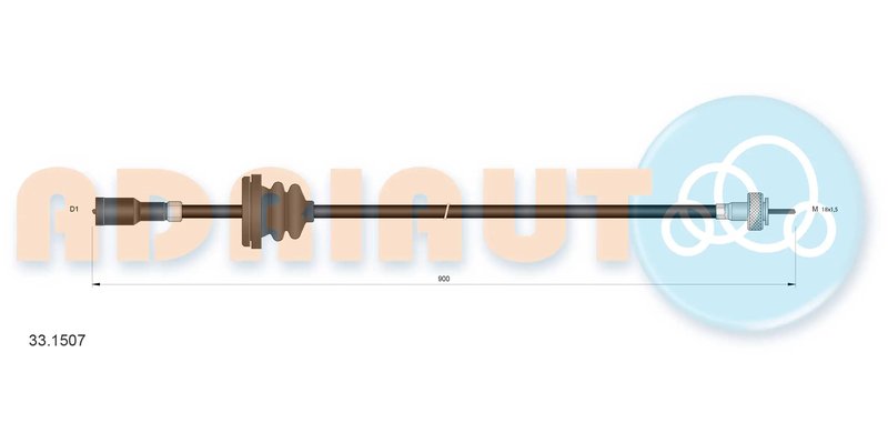 ARBORE TAHOMETRU ADRIAUTO 33.1507 - Piesa auto compatibila cu mai multe marci