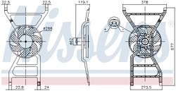 Ventilator radiator racire Nissens 850089
