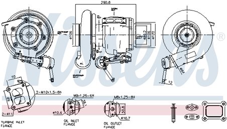 Turbina Nissens 93619
