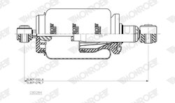 Amortizor suspensie cabina Monroe CB0284
