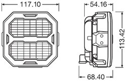 Luminca de lucru Osram LEDPWL115-FL