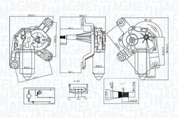 Motor stergator Magneti Marelli 064070900010