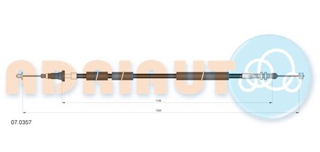 Cablu acceleratie Adriauto 07.0357