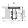CLIPS, ACOPERIRE DECORATIVA SI PROTECTIE FA1 11-10009.25 - Piesa auto compatibila cu mai multe marci