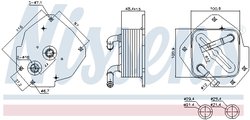 Radiator ulei / termoflot Nissens 91456