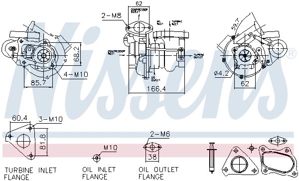 Turbina Nissens 93732