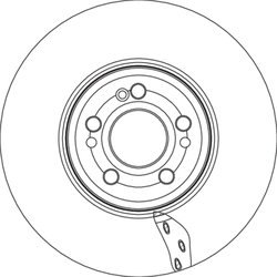 DISC FRANA TRW DF6942S - Compatibil cu MERCEDES-BENZ