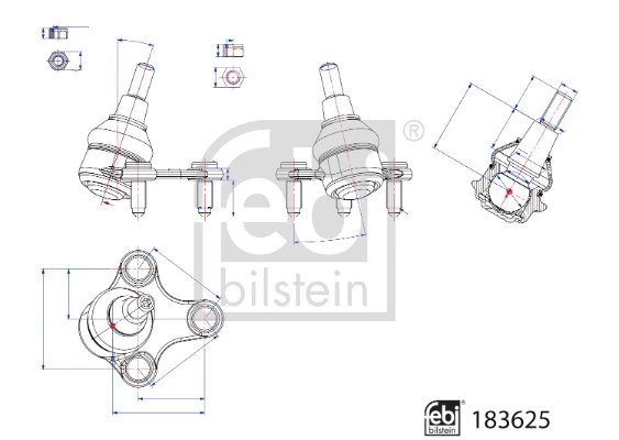 Pivot Febi Bilstein 183625