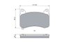 Set placute frana BOSCH 0 986 460 085