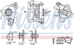 TURBINA NISSENS 93759 - Compatibil cu RENAULT TRUCKS, VOLVO