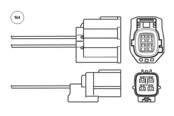 SONDA LAMBDA NTK 95845 - Compatibil cu MAZDA