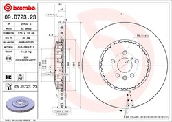 Disc frana Brembo 09.D723.23