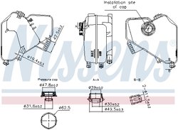 Vas expansiune lichid racire Nissens 996322