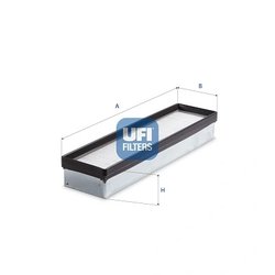 Filtru aer habitaclu UFI 53.539.00