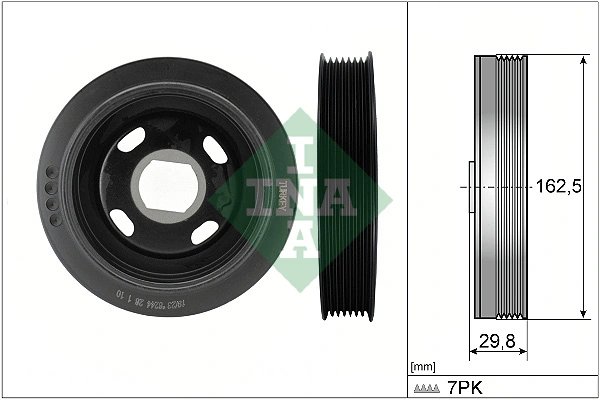 FULIE ARBORE COTIT / VIBROCHEN INA 544 0179 10 - Compatibil cu NISSAN, OPEL, RENAULT, VAUXHALL