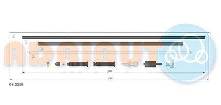 Cablu acceleratie Adriauto 07.0356