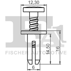 CLIPS, ACOPERIRE DECORATIVA SI PROTECTIE FA1 11-30011.25 - Compatibil cu AUDI, CITROEN, MERCEDES-BENZ, OPEL, PEUGEOT, RENAULT, T