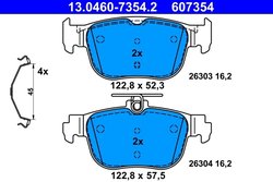 Set placute frana ATE 13.0460-7354.2