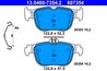 Set placute frana ATE 13.0460-7354.2