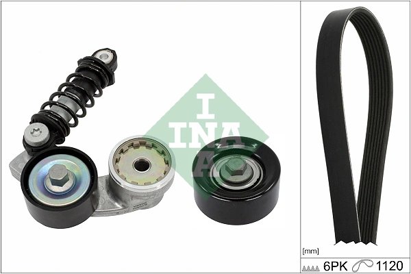 SET CUREA TRANSMISIE CU CANELURI INA 529 0546 10 - Compatibil cu HYUNDAI, KIA