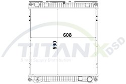 Radiator racire motor TITANX RX139016