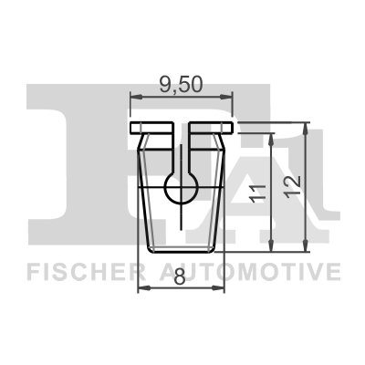 CLIPS, ACOPERIRE DECORATIVA SI PROTECTIE FA1 12-60003.10 - Compatibil cu CHEVROLET, OPEL, VAUXHALL