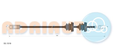 ARBORE TAHOMETRU ADRIAUTO 55.1519 - Piesa auto compatibila cu mai multe marci