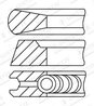 SET SEGMENTI PISTON GOETZE ENGINE 08-740300-10 - Compatibil cu DEUTZ-FAHR, IVECO, MAGIRUS-DEUTZ
