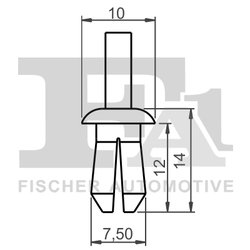 CLIPS, ACOPERIRE DECORATIVA SI PROTECTIE FA1 11-20004.5 - Compatibil cu AUDI, CHEVROLET, OPEL, SEAT, SKODA, VAUXHALL, VW
