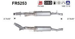FILTRU DE PARTICULE AS FR5253 - Compatibil cu PEUGEOT