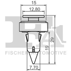clips, acoperire decorativa si protectie FA1 14-40084.25