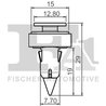 clips, acoperire decorativa si protectie FA1 14-40084.25