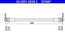 Furtun frana ATE 24.5201-0228.3