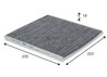 Filtru aer habitaclu Valeo 715902