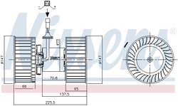 VENTILATOR HABITACLU NISSENS 87640 - Compatibil cu IVECO