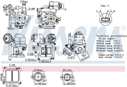 SUPAPA EGR NISSENS 98383 - Compatibil cu VOLVO