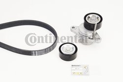 SET CUREA TRANSMISIE CU CANELURI CONTINENTAL 6PK1822 EXTRA K1 - Compatibil cu DACIA, LADA, RENAULT