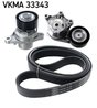 Set curea transmisie cu caneluri SKF VKMA 33343