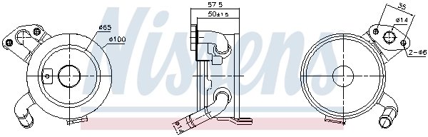 Radiator ulei / termoflot Nissens 91379