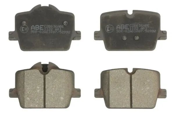 Set placute frana ABE C2B036ABE