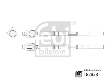 BIELETA DIRECTIE FEBI BILSTEIN 182828 - Compatibil cu ISUZU