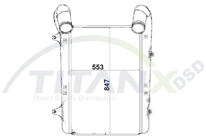 INTERCOOLER TITANX IX179002 - Piesa auto compatibila cu mai multe marci