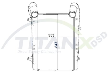 INTERCOOLER TITANX IX179002 - Piesa auto compatibila cu mai multe marci