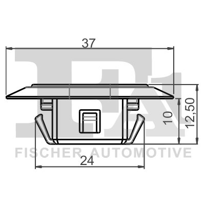 clips, acoperire decorativa si protectie FA1 77-10005.5