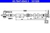 FURTUN FRANA ATE 83.7847-0543.3 - Compatibil cu AUDI, SEAT, SKODA, VW