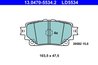 Set placute frana ATE 13.0470-5534.2