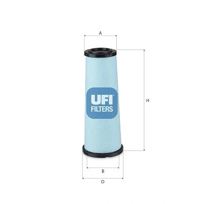 FILTRU AER UFI 27.H72.00 - Piesa auto compatibila cu mai multe marci