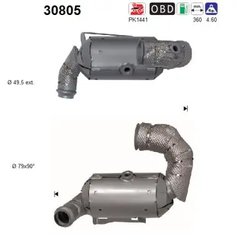 CATALIZATOR AS 30805 - Compatibil cu RENAULT
