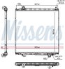 Radiator racire motor Nissens 606691