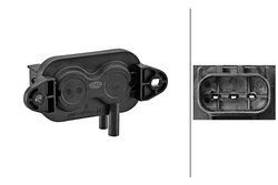 Senzor presiune gaze evacuare HELLA 6PP 009 409-691